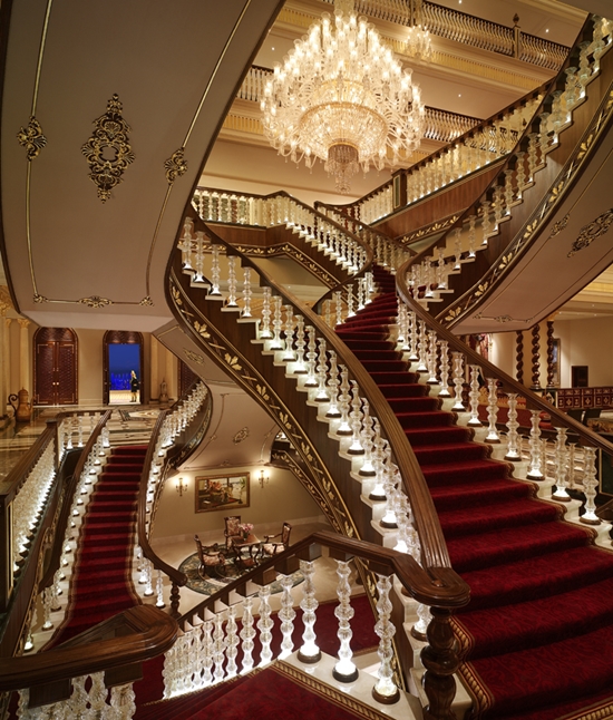 Mardan Palace Antalya lobby schody Mardan Palace Antalya lobby schody