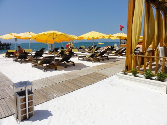 Mardan Palace Antalya plaża przy barze Mardan Palace Antalya plaża przy barze