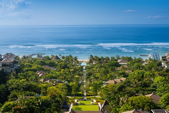 Ogród The Ritz-Cartlotn Bali Ogród The Ritz-Cartlotn Bali